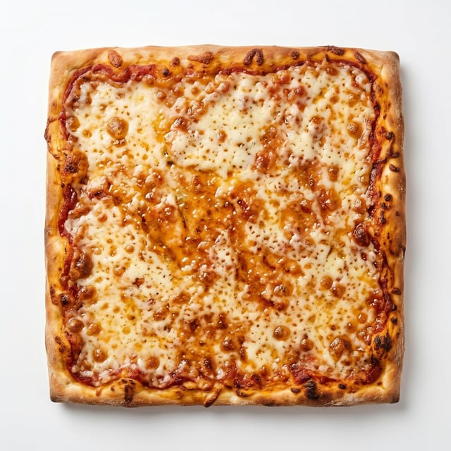 Sheet Cheese Pizza.